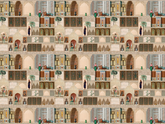 Eastern Palace Panorama Wall Mural
