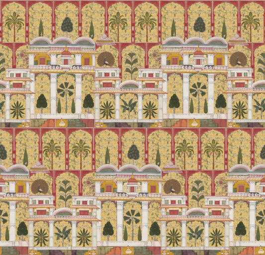 Mughal Garden Grandeur Wall Mural