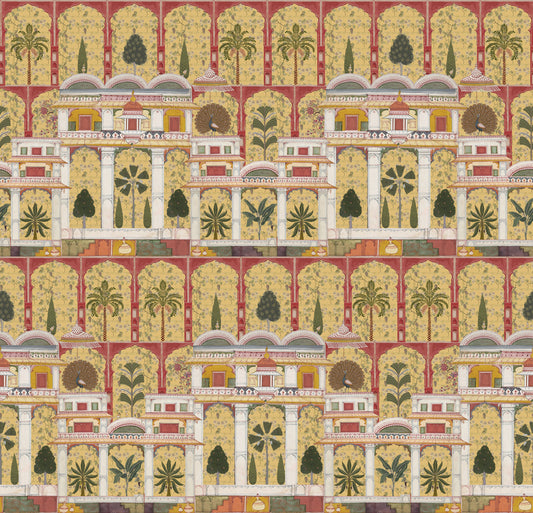 Mughal Garden Grandeur Wall Mural