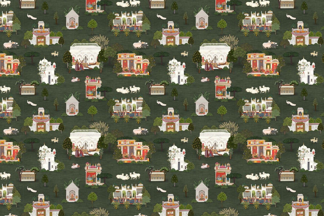 Mughal Palace Dreams Wall Mural