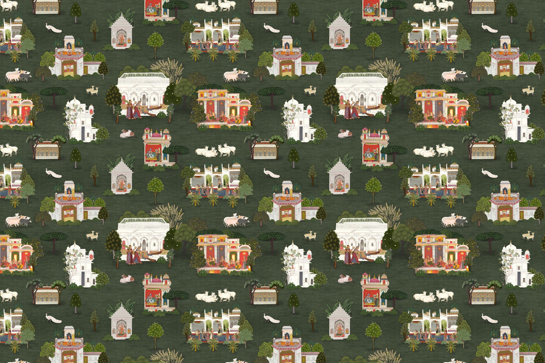 Mughal Palace Dreams Wall Mural