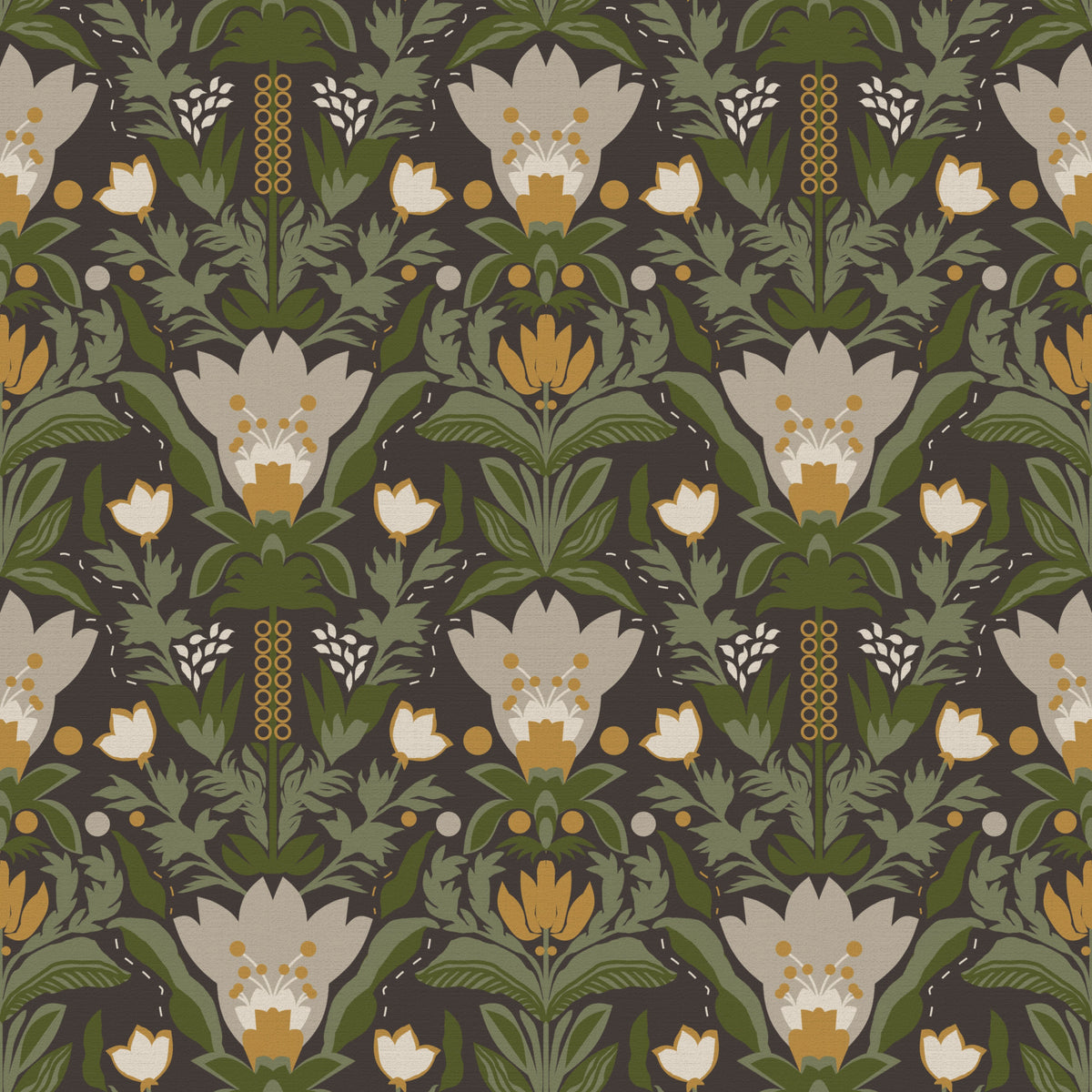 Nordic Meadow Floral Wallpaper