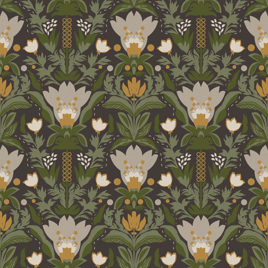 Nordic Meadow Floral Wallpaper