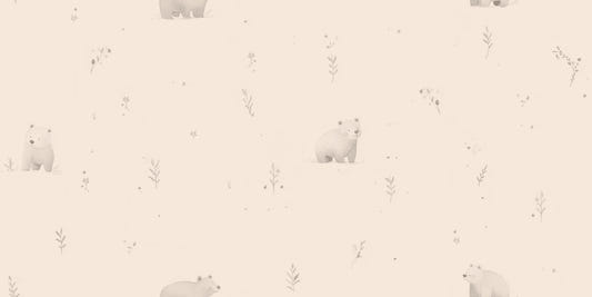 Gentle Bear Meadow Wallpaper⁠