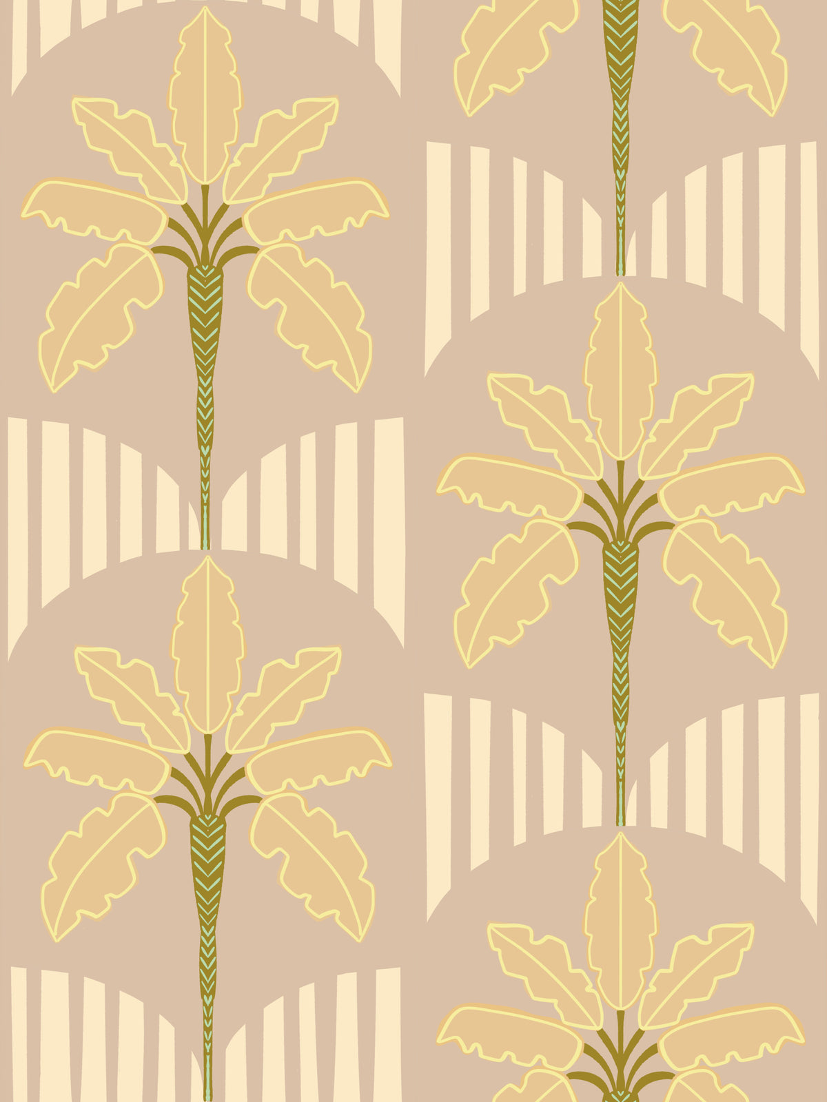 Soft Tropical Sway Wallpaper⁠