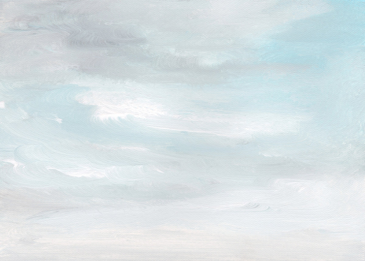 Ethereal Sky Wash Wall Mural in your room