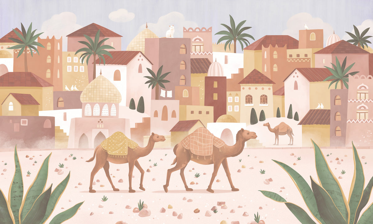 Desert Dreams Wall Mural in your room — zoomed