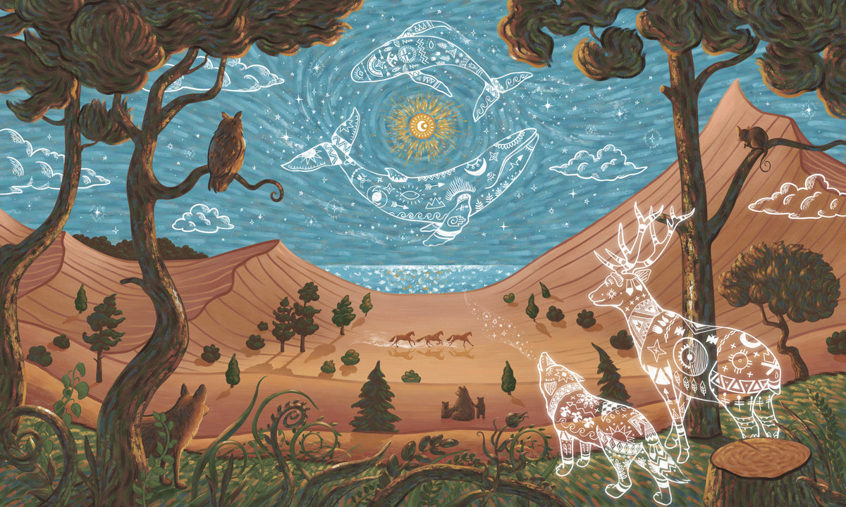 Spirit Night Wall Mural in your room
