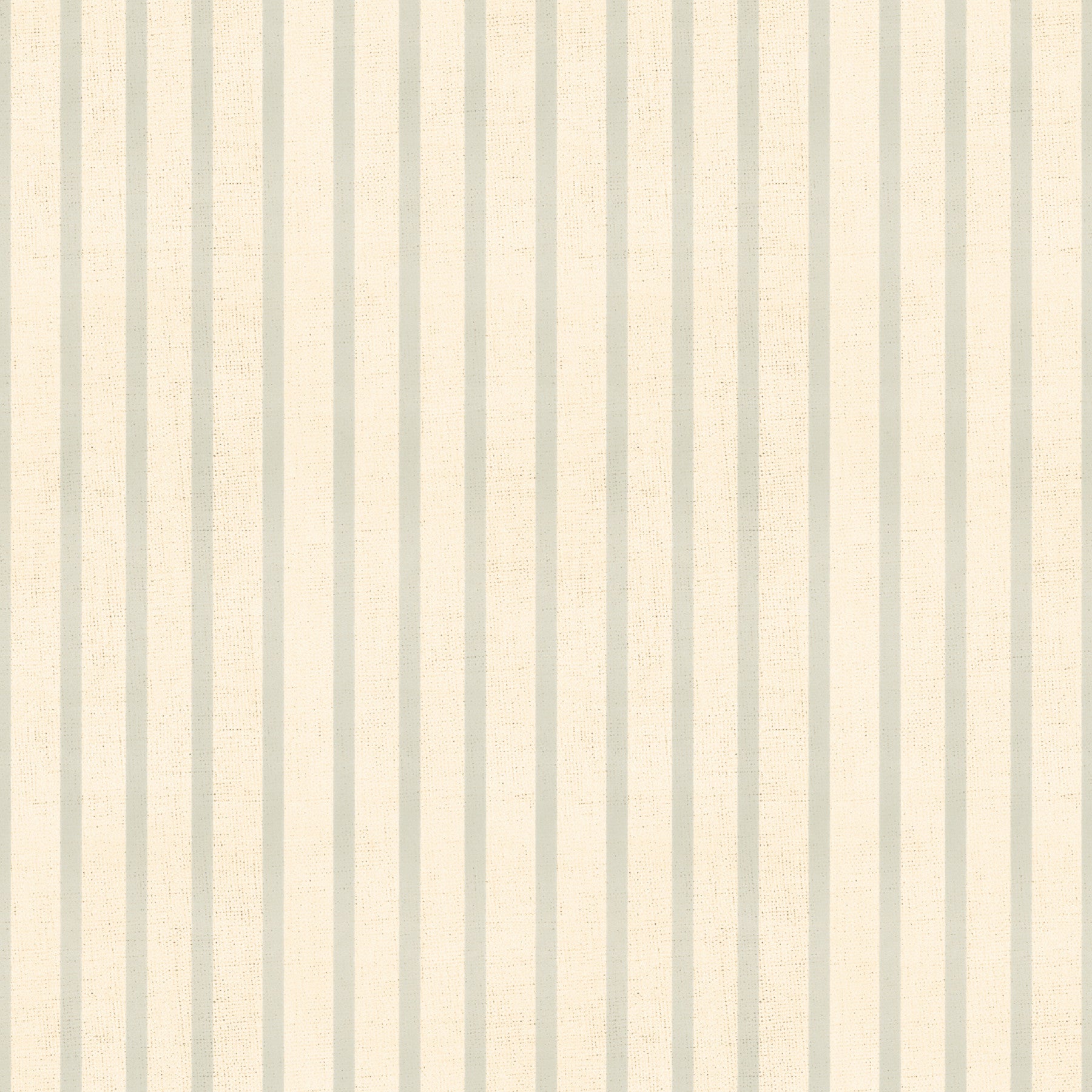 Living room decor with muted candy stripe wallpaper and soft canvas texture
