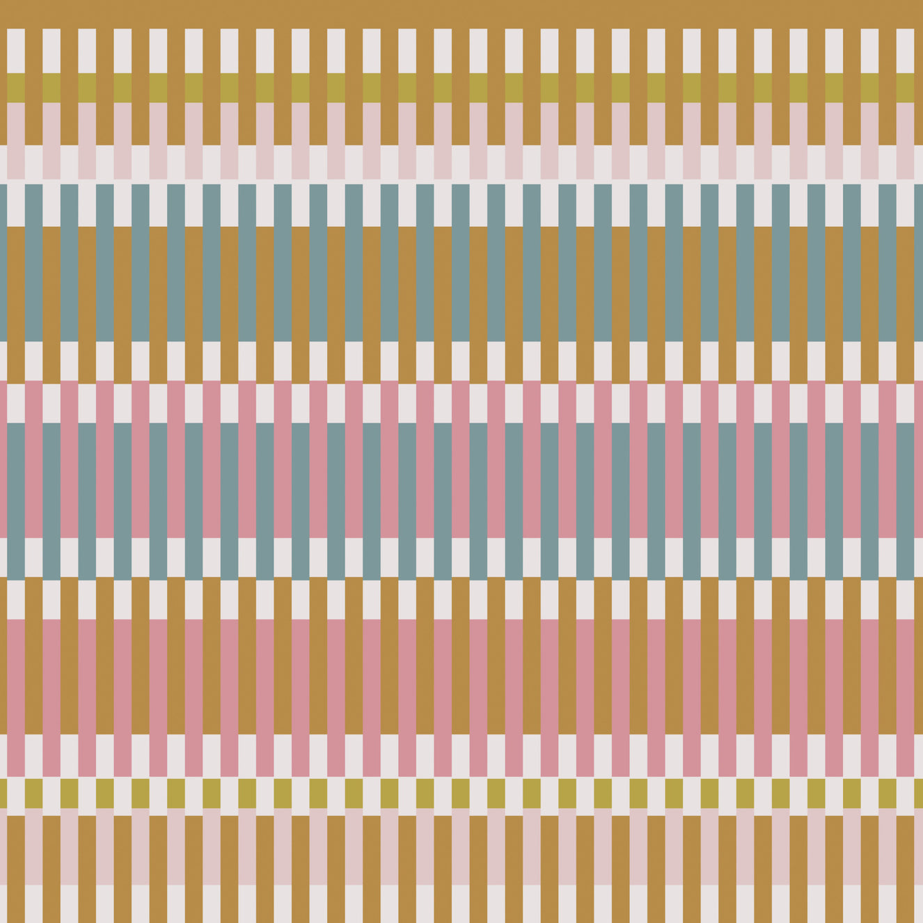 Retro Weave Blocks Wallpaper⁠