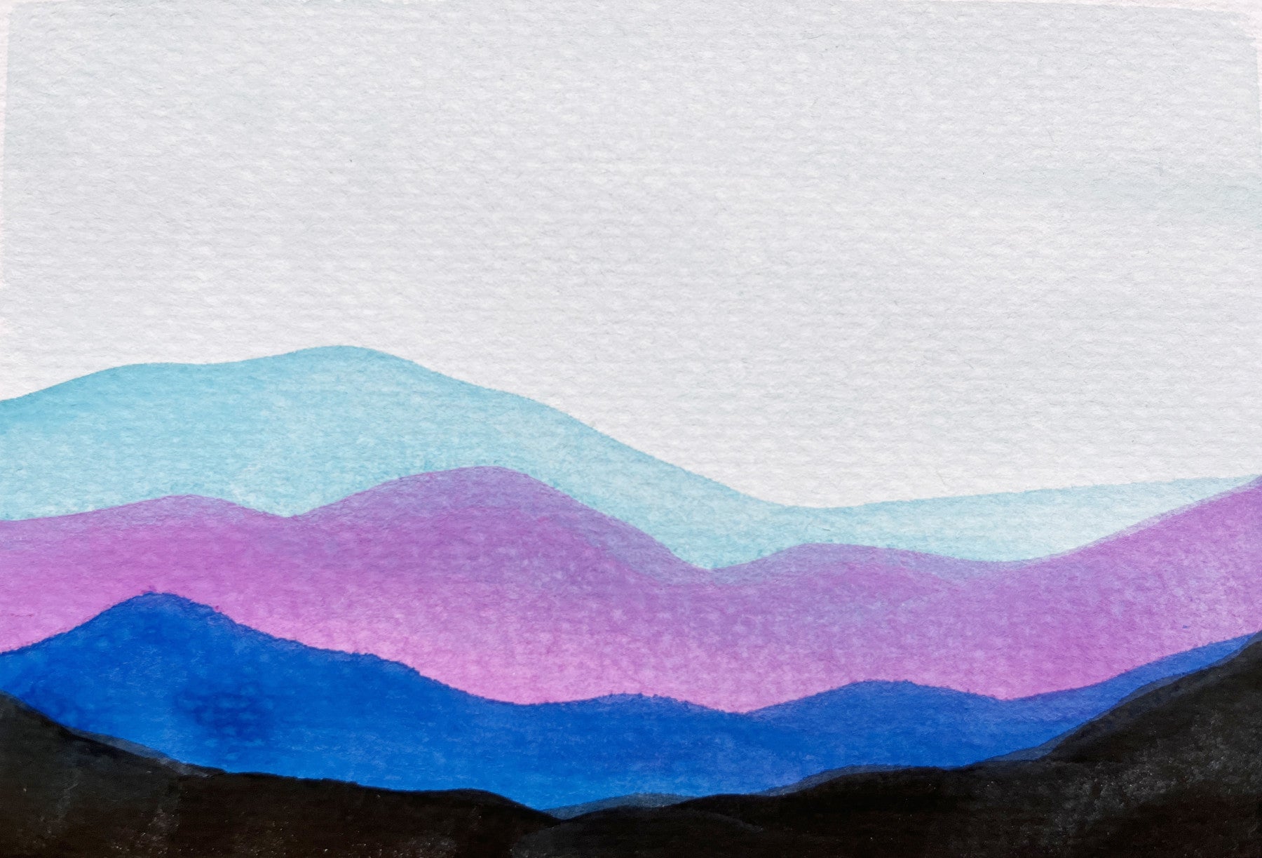 Colorflow Mountain Dream Wall Mural