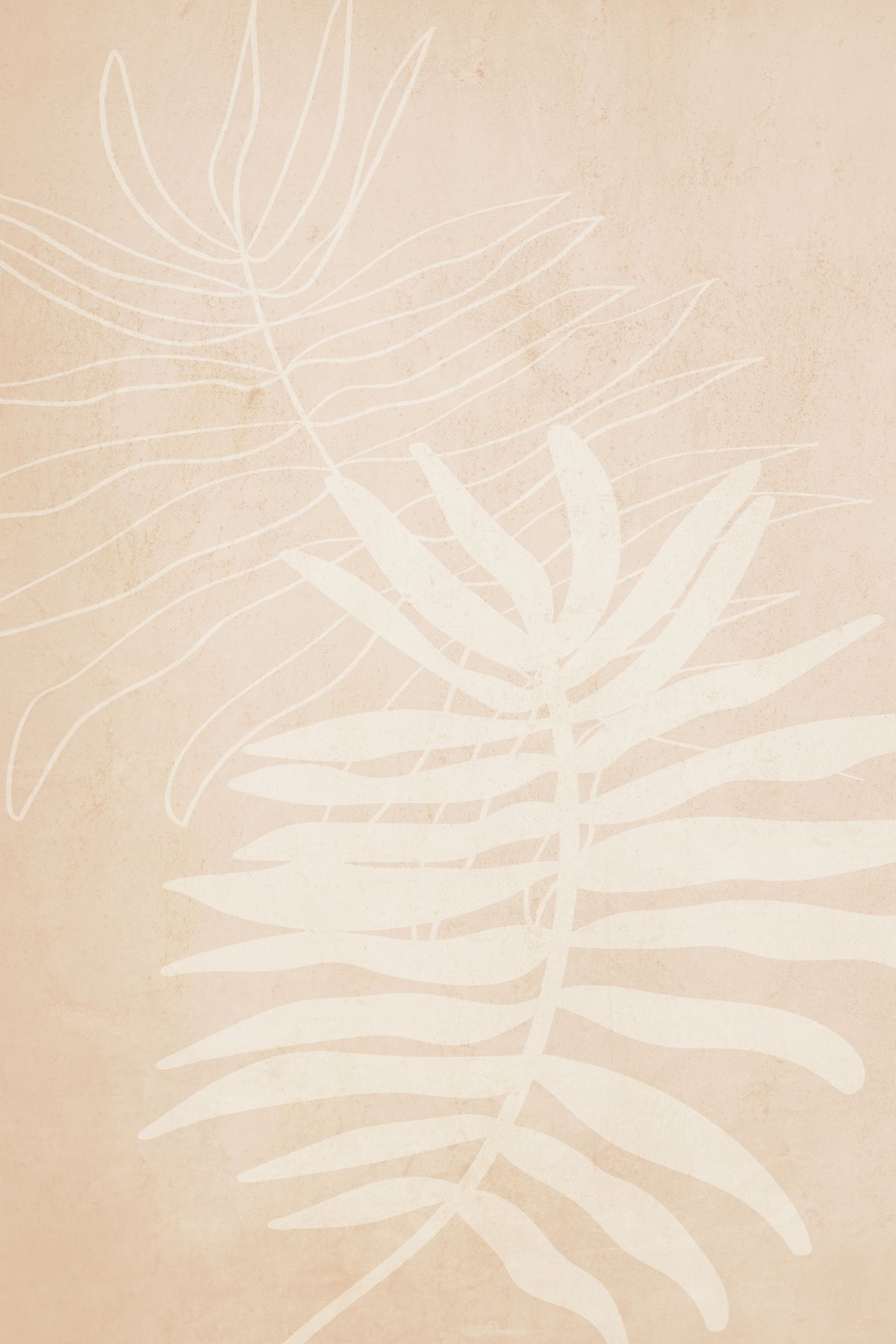 Soft Botanical Prints Wall Mural in your room