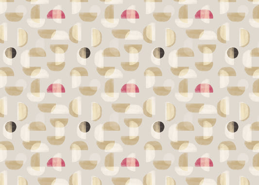Abstract Whispering Shapes Wall Mural