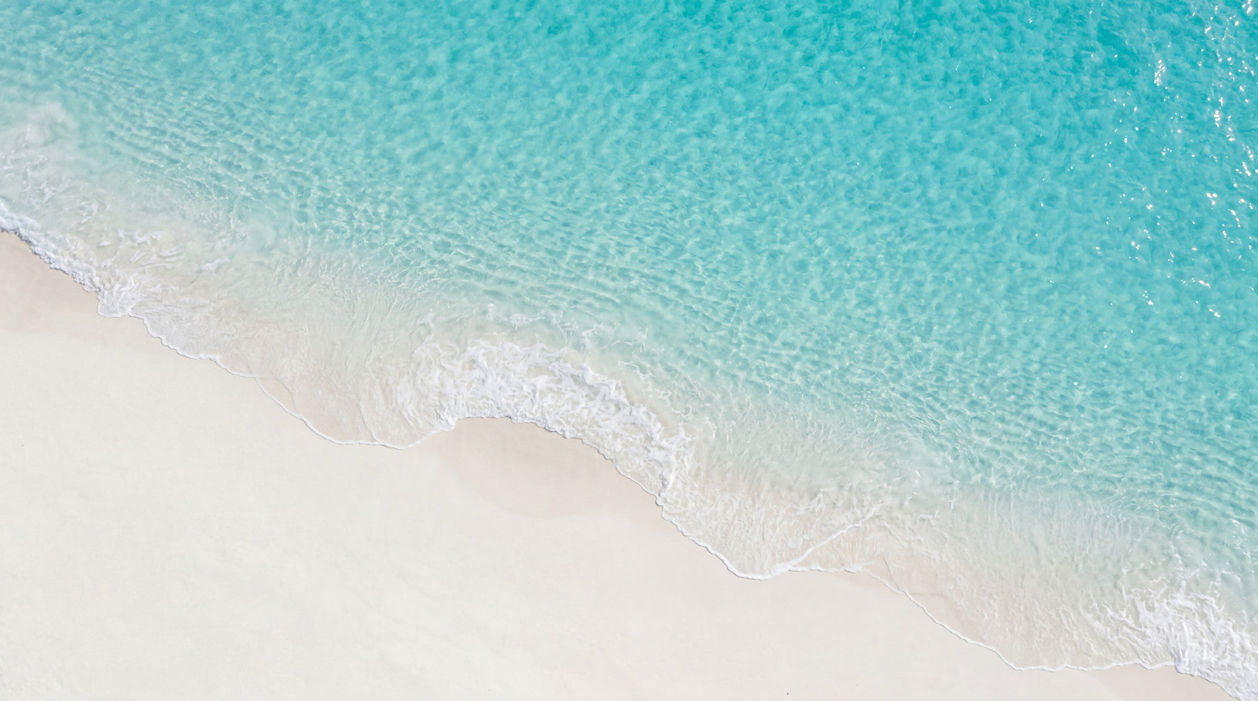 Aqua Shoreline Bliss Wall Mural