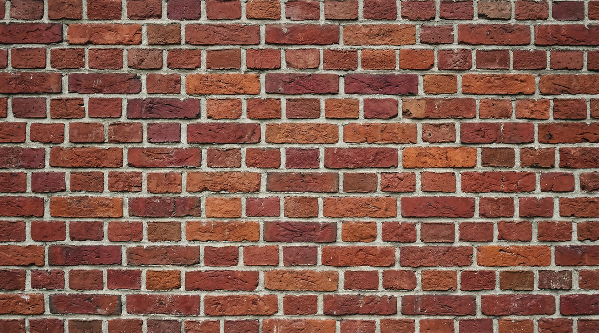 Rustic Red Brick  Wall Mural