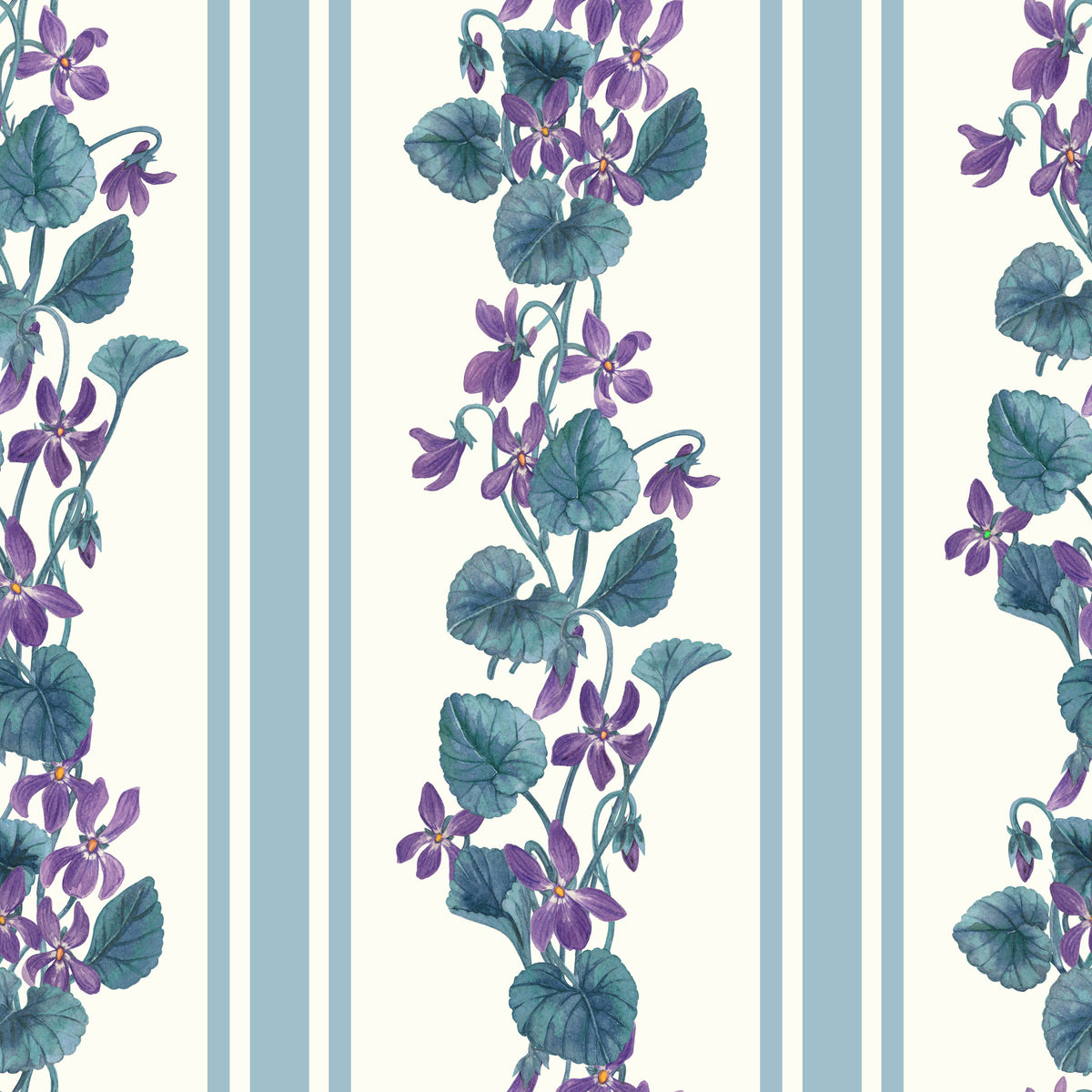 Stripes and violets/ blue and violet Wallpaper⁠ in your room