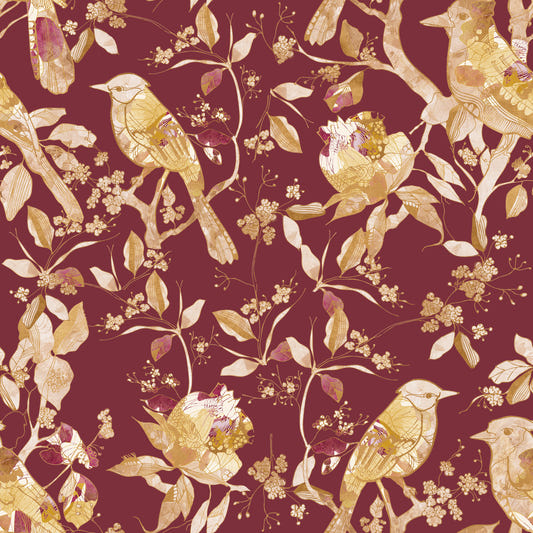 Burgundy Heritage Bird