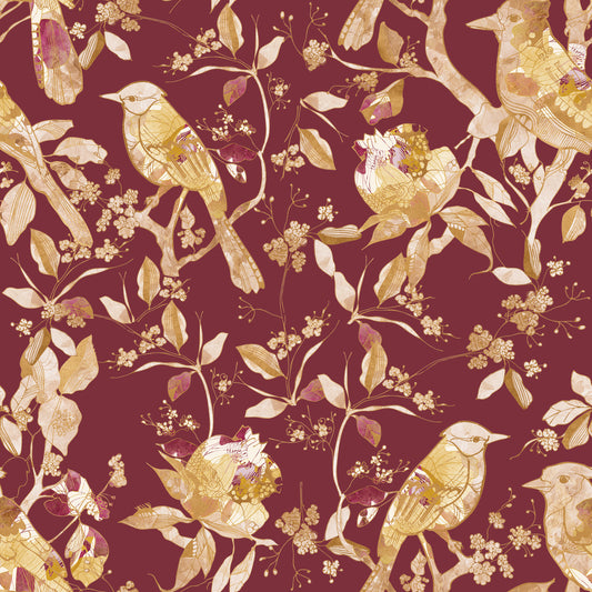 Burgundy Heritage Bird