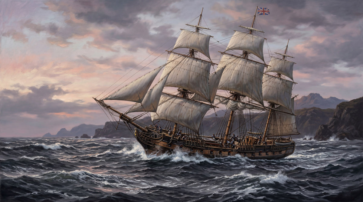 Ocean's Majesty: A Grand Sail Wall Mural in your room
