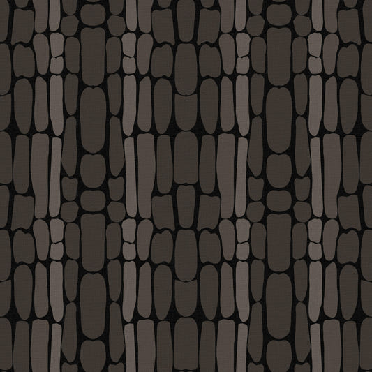 Black Textured Stone Abstract Shapes Wallpaper⁠
