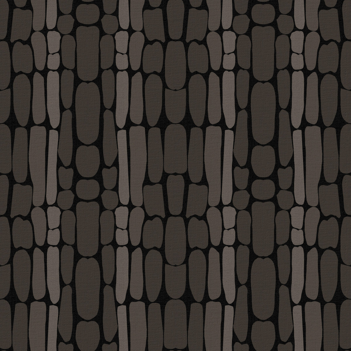 Black Textured Stone Abstract Shapes Wallpaper⁠ in your room — zoomed