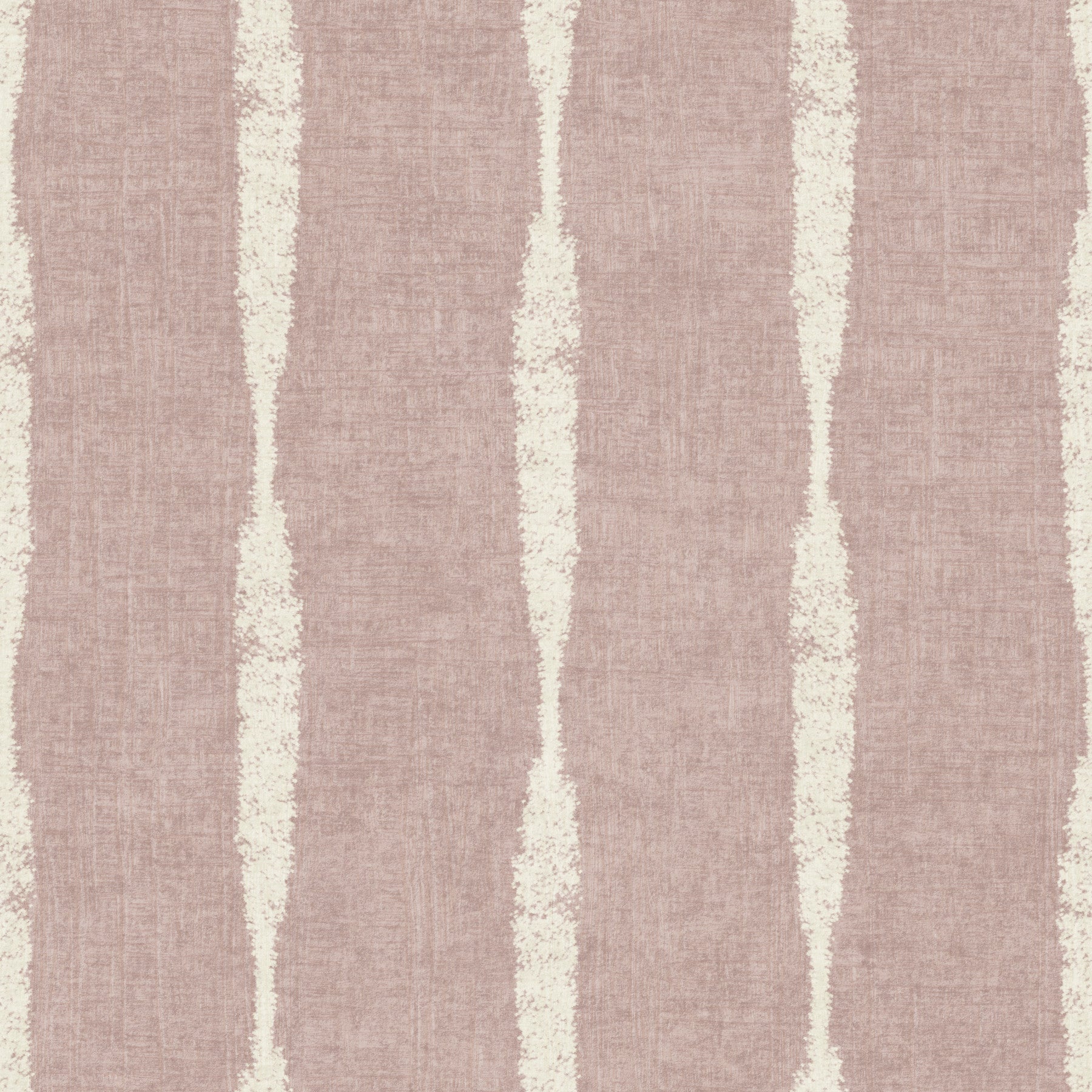 Cream distressed stripes wallpaper styling a calm and relaxing bedroom environment.