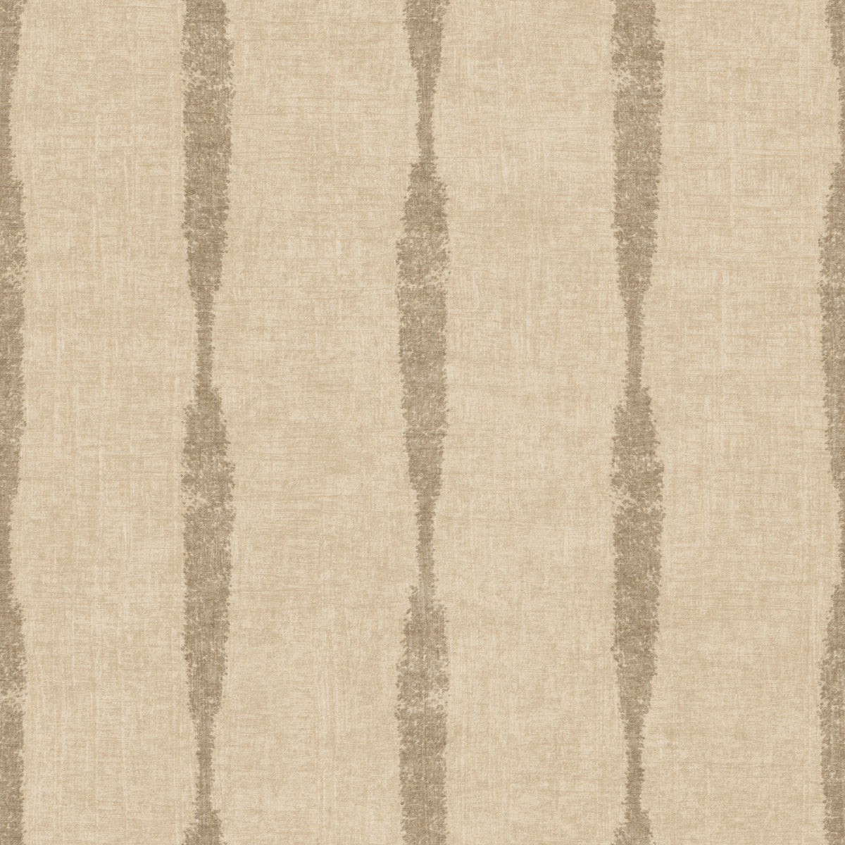 Kaki Textured Distressed Stripes on Warm Beige Wallpaper⁠ in your room — zoomed