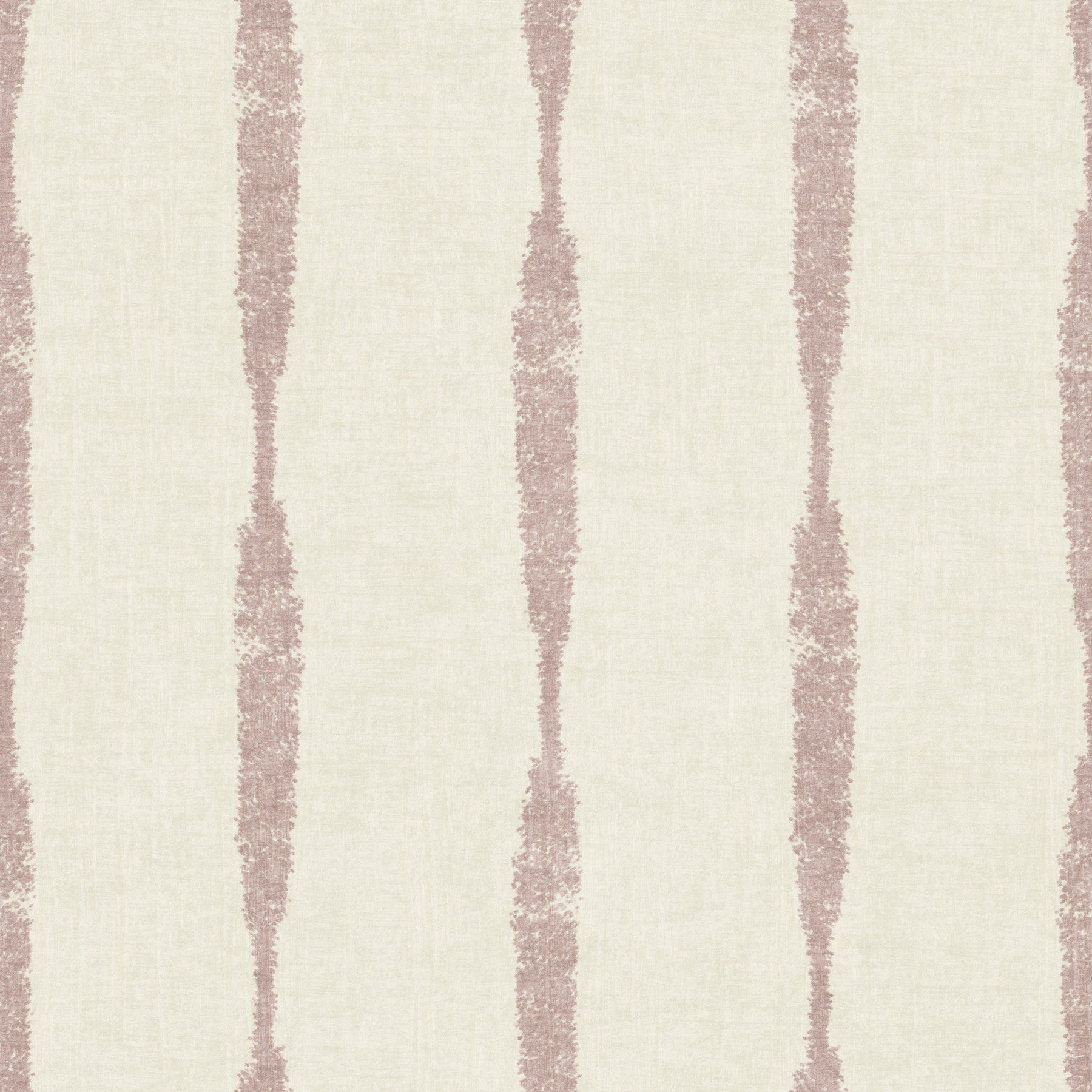 Nude Pink Textured Distressed Stripes on Cream Wallpaper⁠
