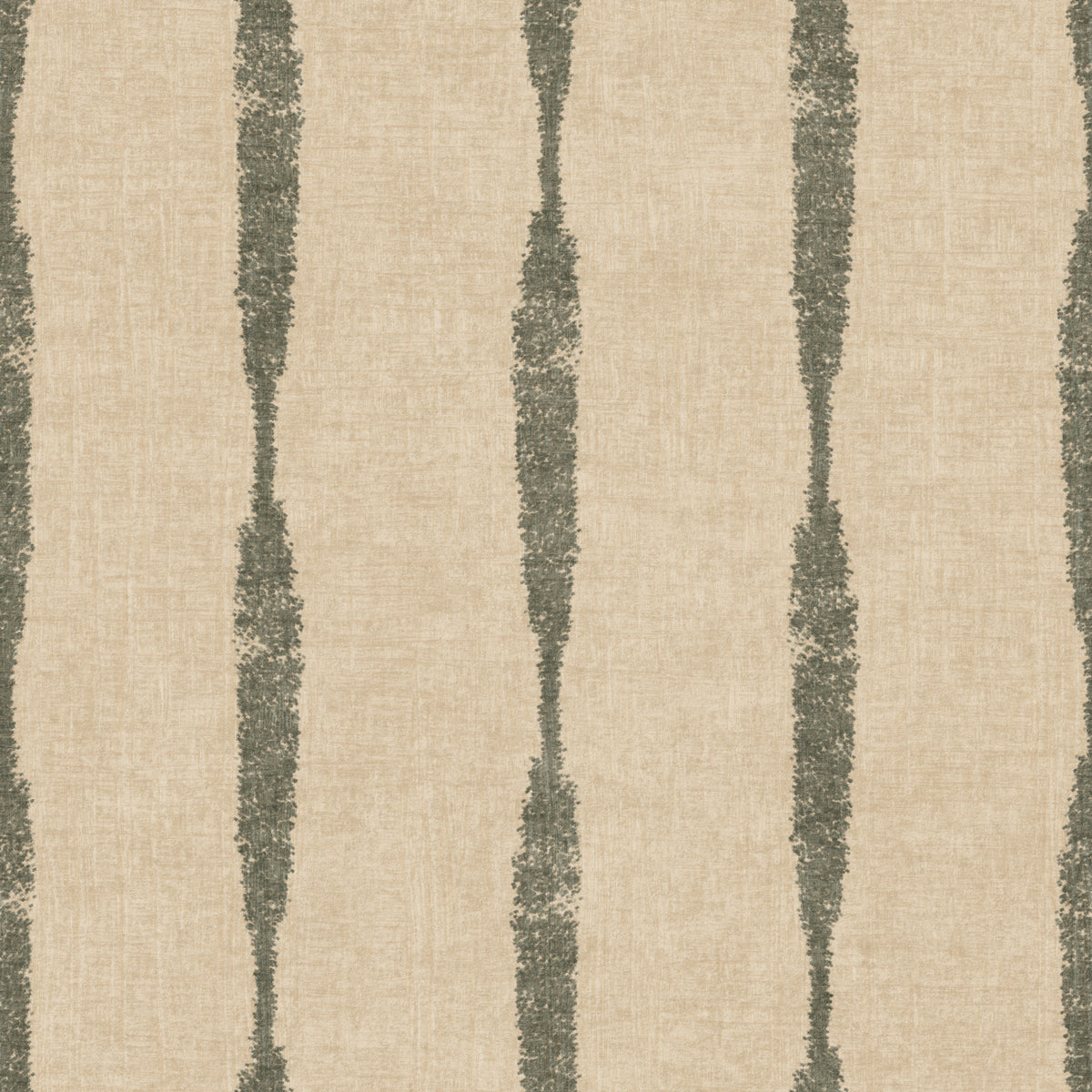 Muted Green Textured Distressed Stripes on Warm Beige Wallpaper⁠ in your room
