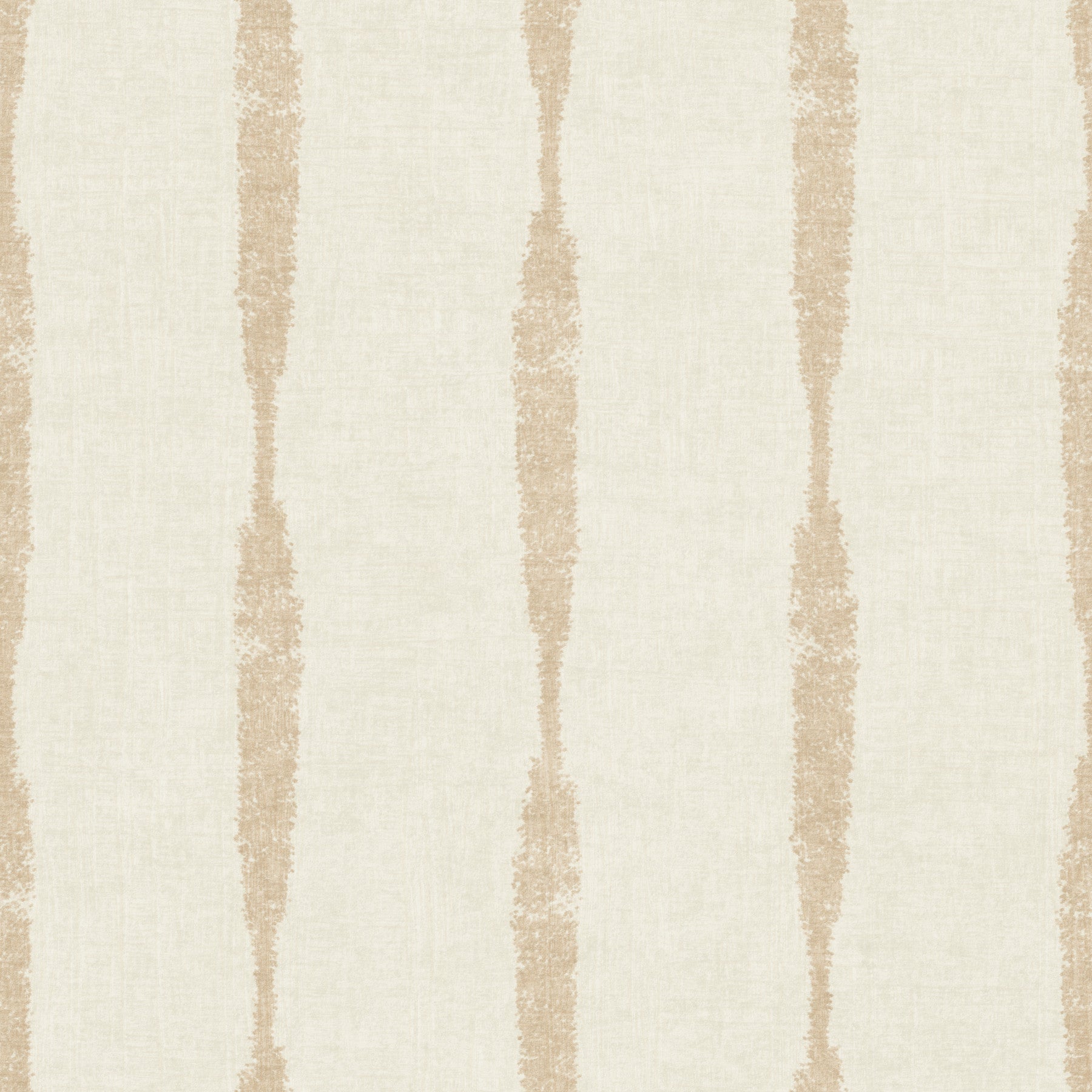 Bright living room displaying the warm beige textured distressed stripes wallpaper
