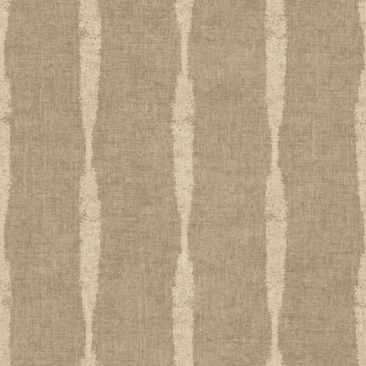 Warm Beige Textured Distressed Stripes on Kaki Wallpaper⁠