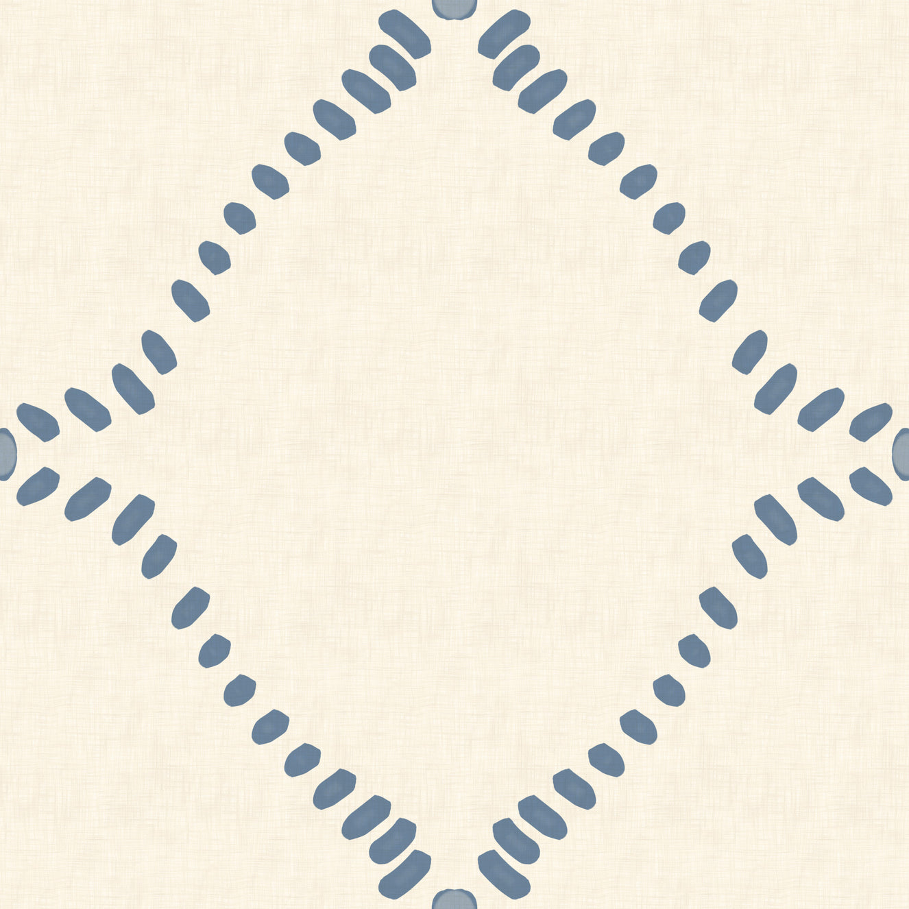 Beachy Boho Costal Slate Blue Dotted Lattice Wallpaper⁠