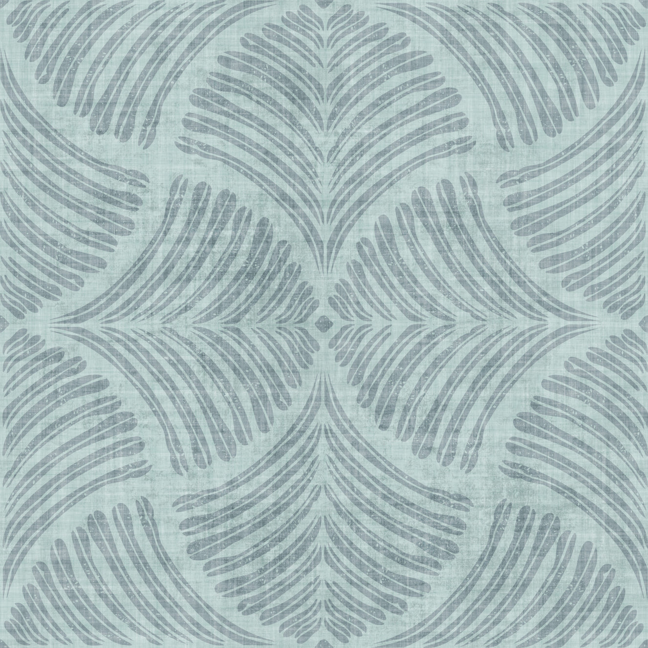Soft Blue Textured Scallops Fan Japandi Minimalist  Wallpaper⁠