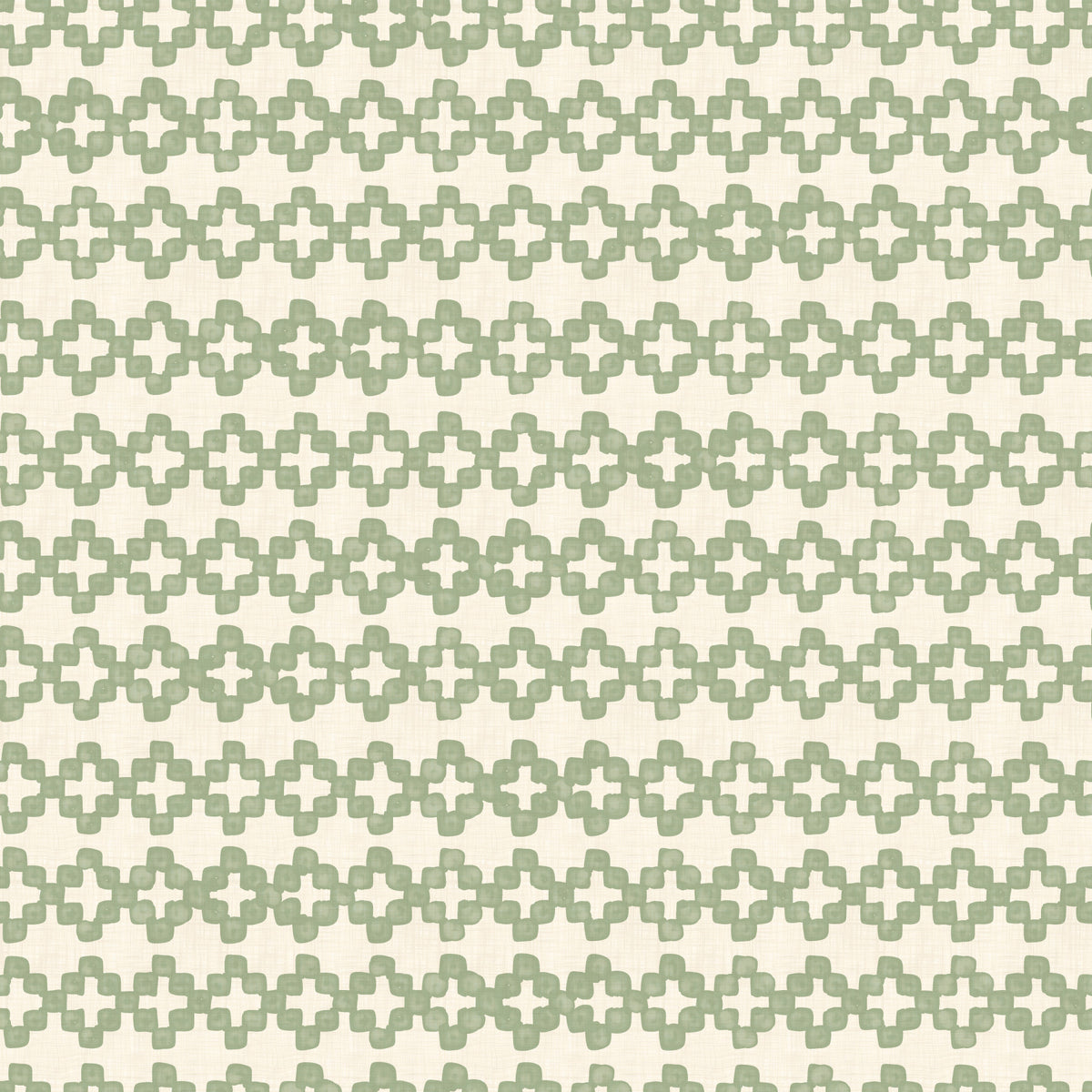Zellige Cross Ornament Coastal Green Wallpaper⁠ in your room — zoomed