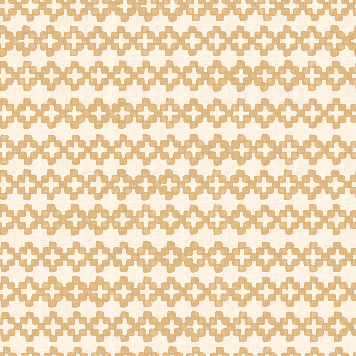 Zellige Cross Ornament Sand Wallpaper⁠ in your room