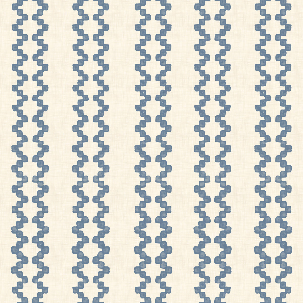Zellige Striped Ornament Slate Blue Wallpaper⁠ in your room — zoomed