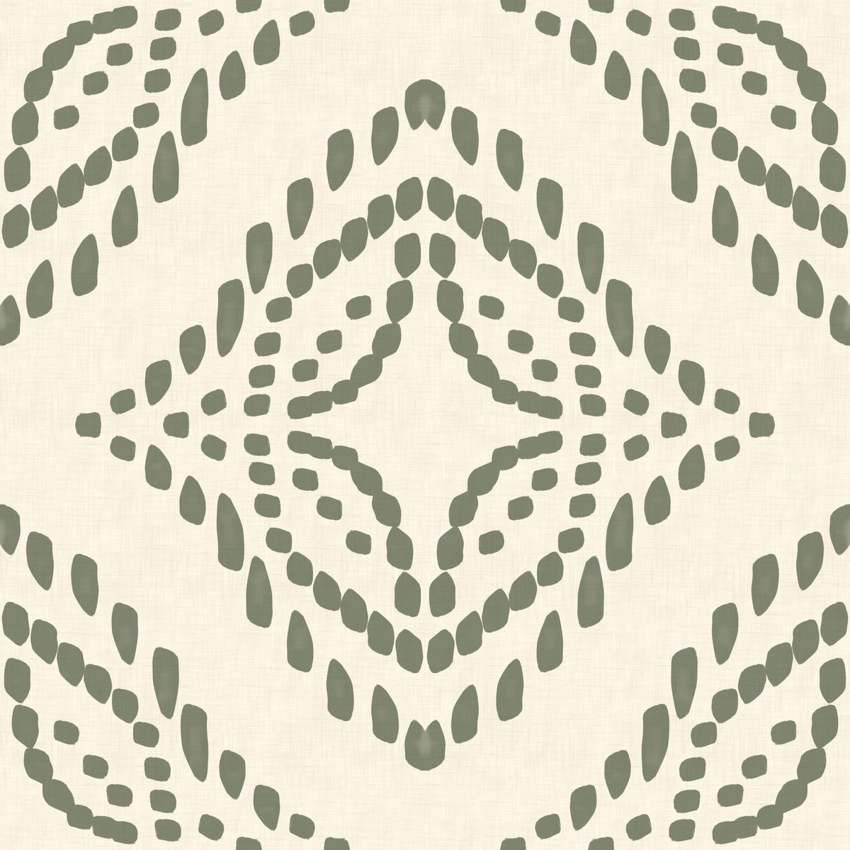 Block Print Ornament Palm Green Wallpaper⁠ in your room — zoomed