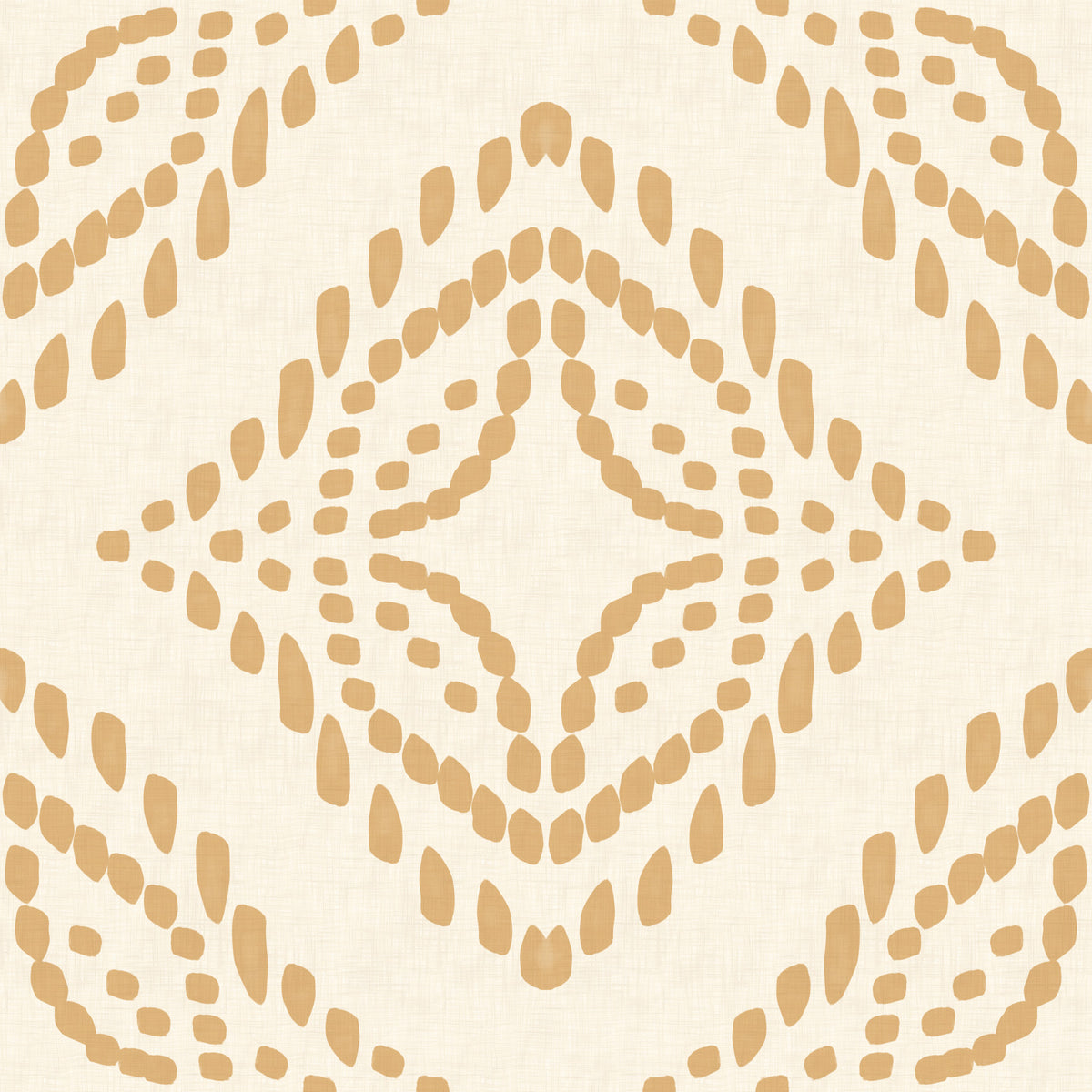 Block Print Ornament Sand Wallpaper⁠ in your room — zoomed