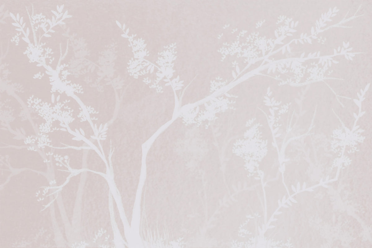 Muted Blossom Canopy Neutrals Wall Mural