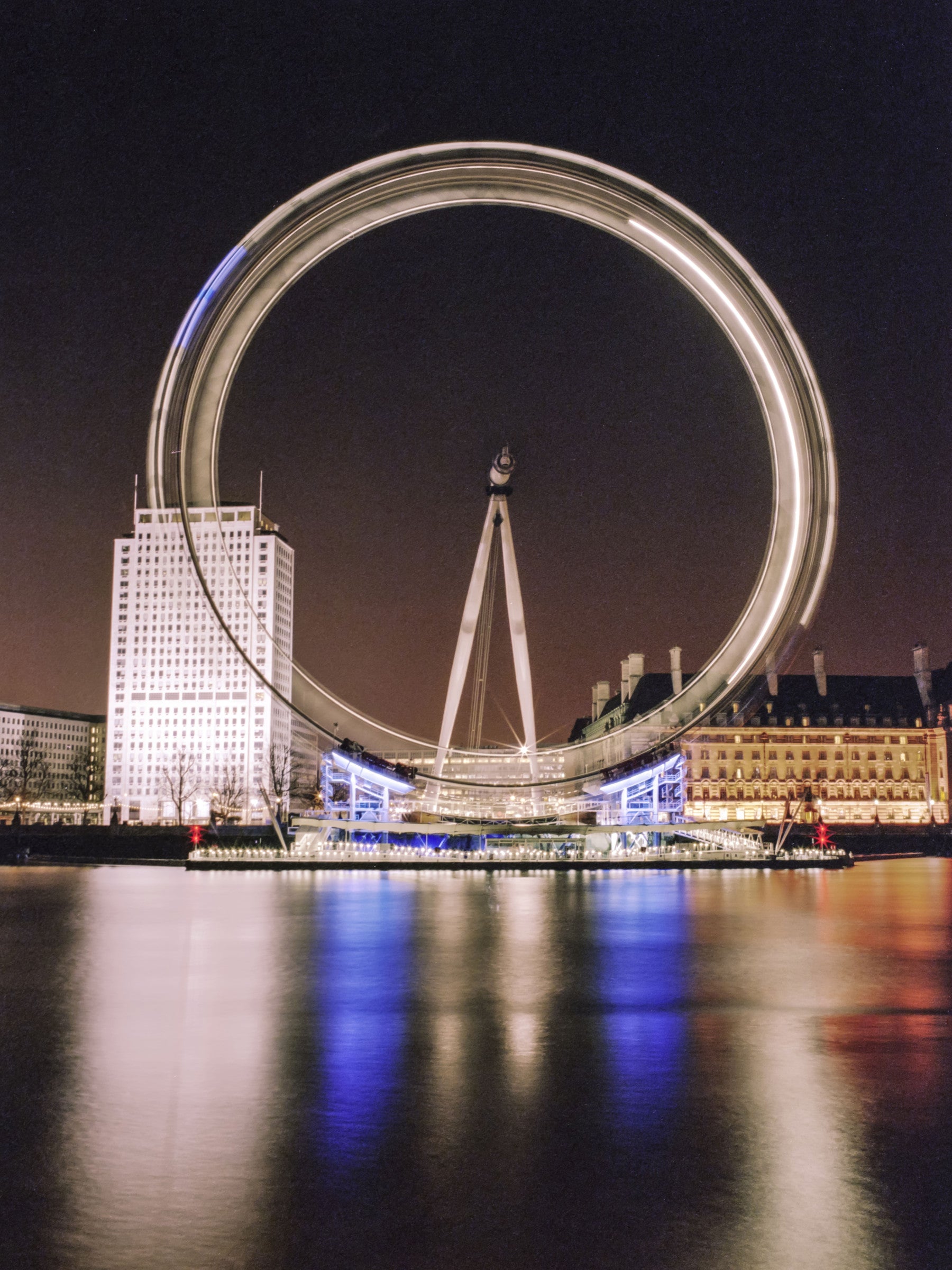 London Eye: Timeless Night Spin Wall Mural
