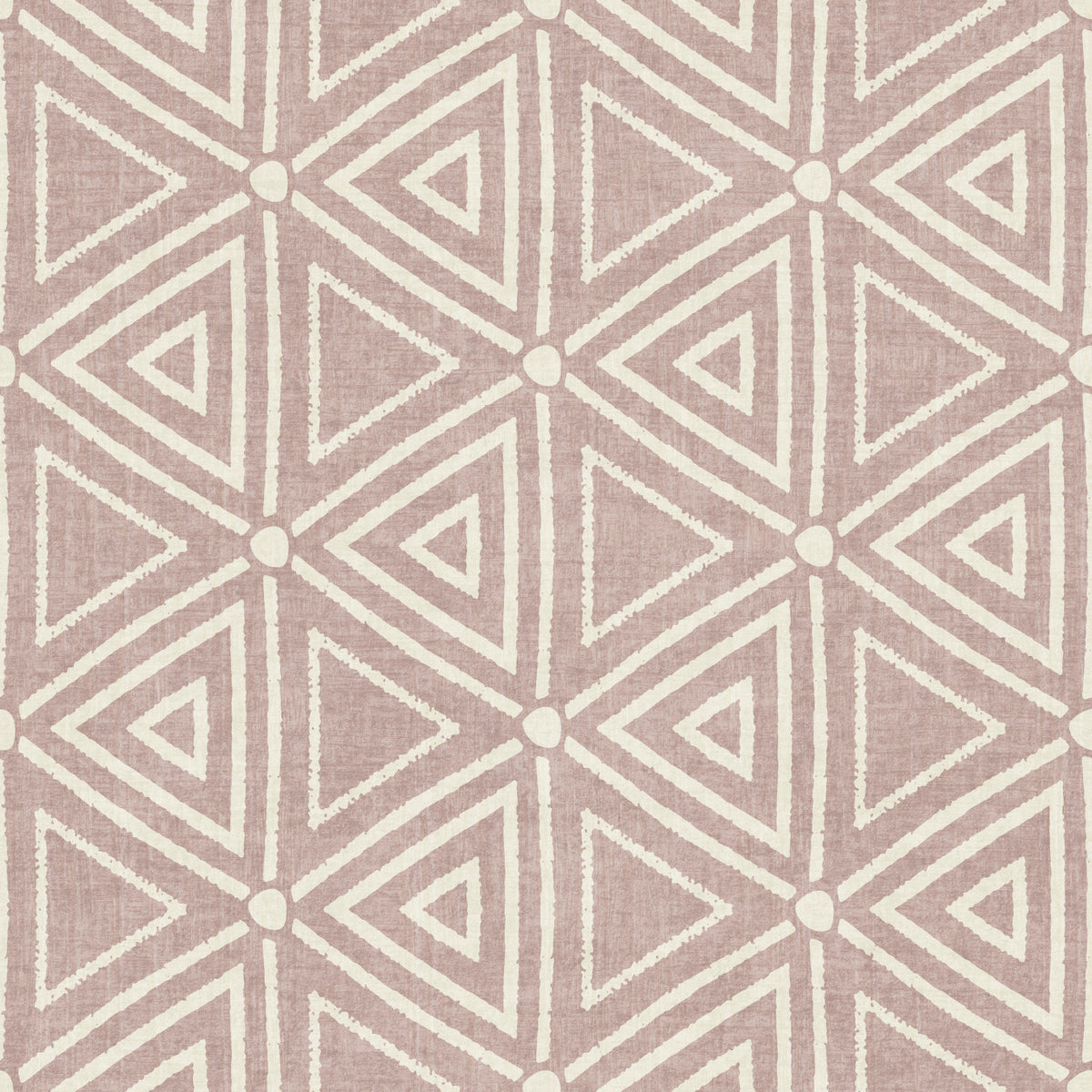 Textured Mudcloth Geometric Triangles Boho Dusty Rose Wallpaper⁠ in your room — zoomed