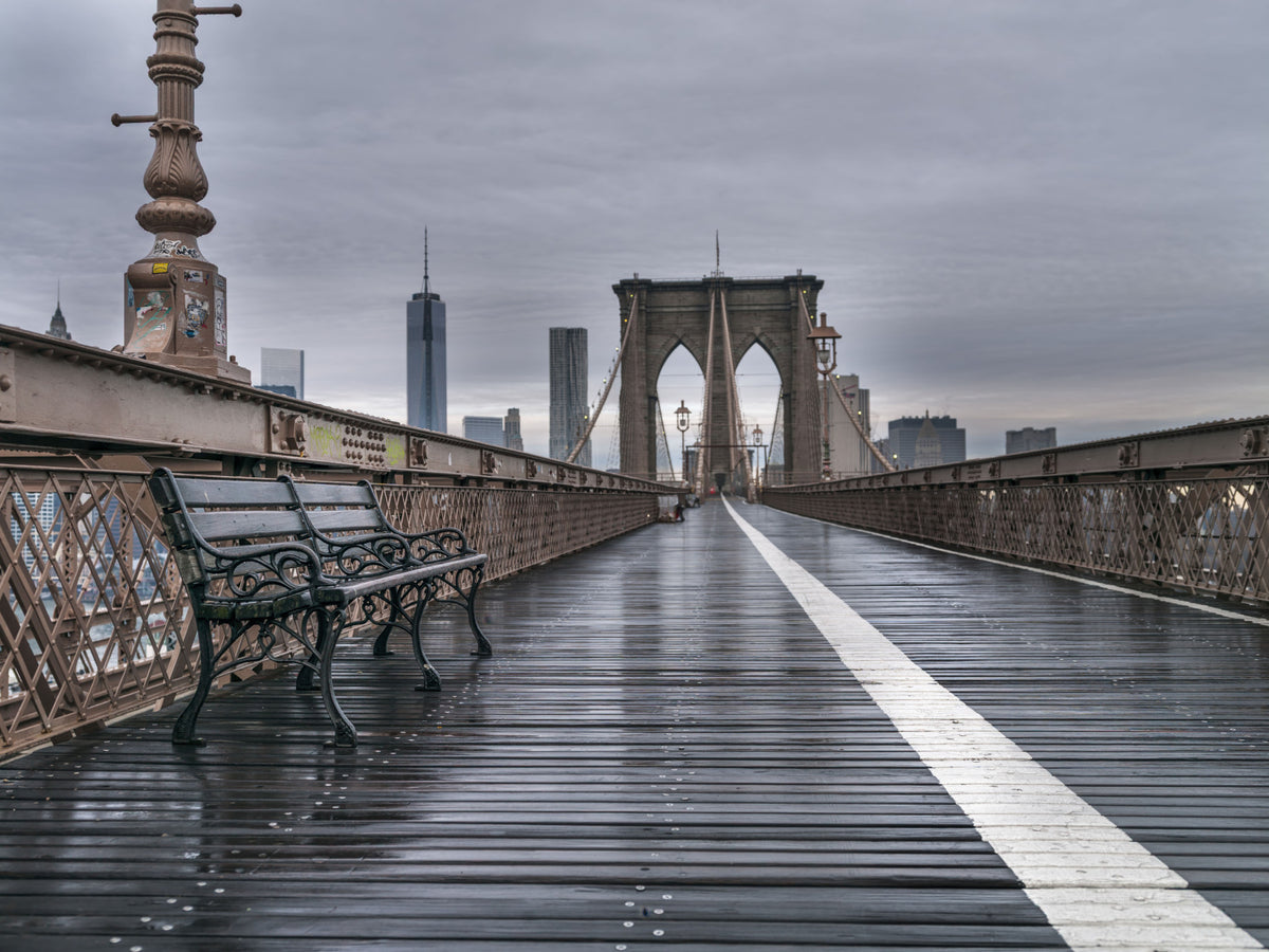 Brooklyn Bridge Serenity Wall Mural in your room
