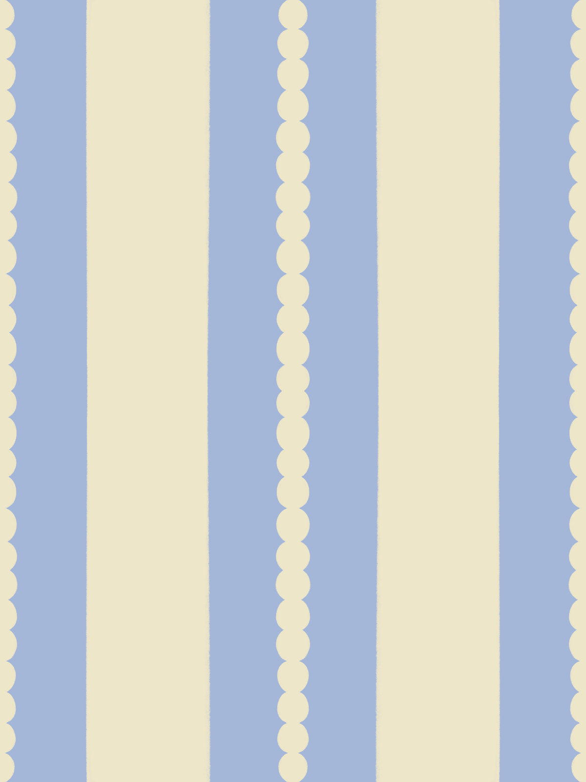 Scalloped Sky Stripes Wallpaper⁠ in your room