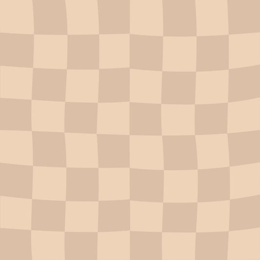 Muted Wavy Check Wallpaper⁠