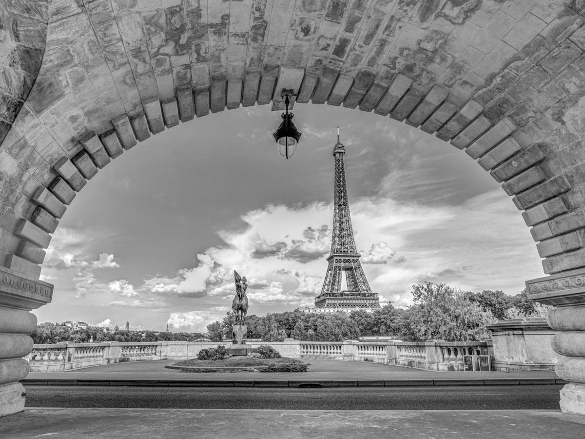 Timeless Parisian Vista Wall Mural in your room — zoomed