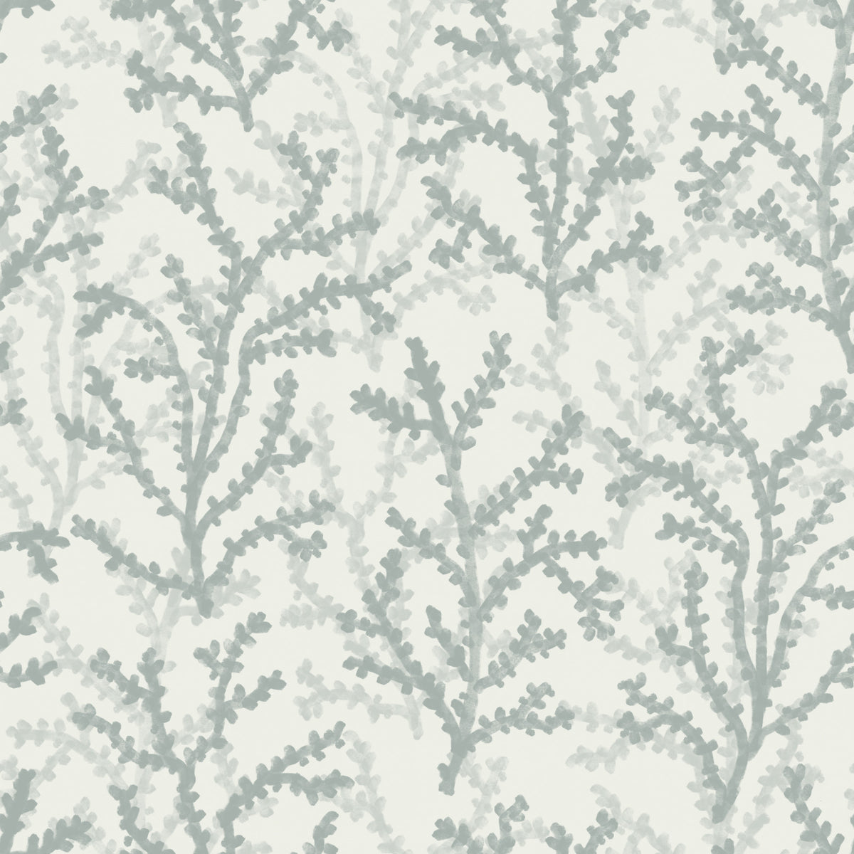 Painted Coraline Greenish Grey Wallpaper⁠ in your room — zoomed