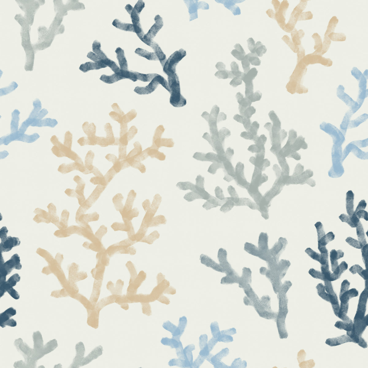 Painted Corals Wallpaper⁠ in your room