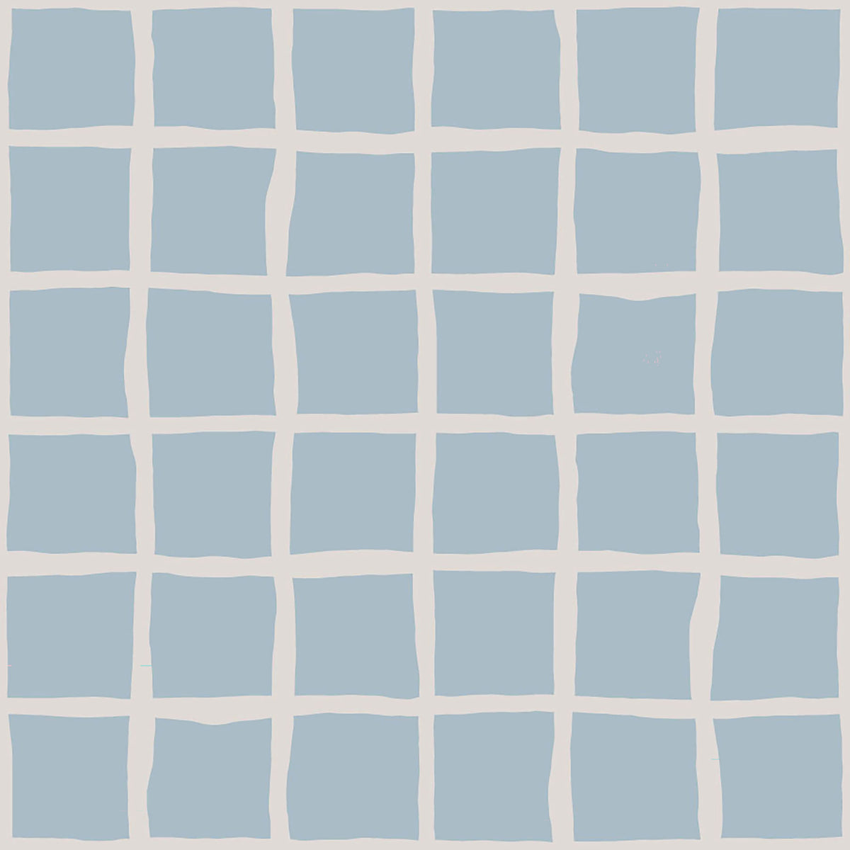 Soft Blue Grid Wallpaper Boho Coastal Wallpaper⁠ in your room