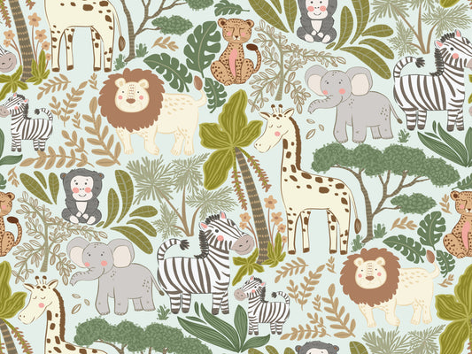 Enchanted Jungle Crew Wallpaper⁠