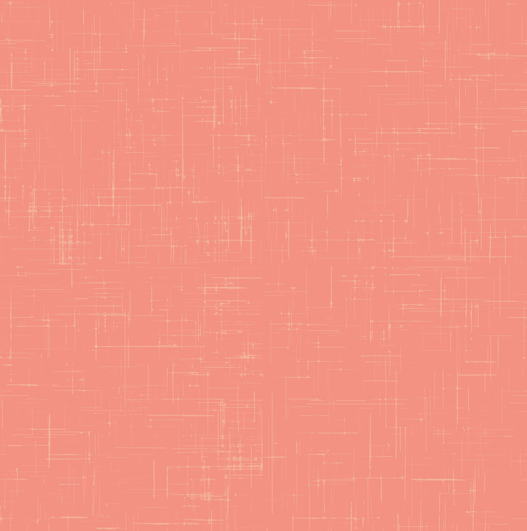 Coral linen texture wallpaper on a Bedroom feature wall